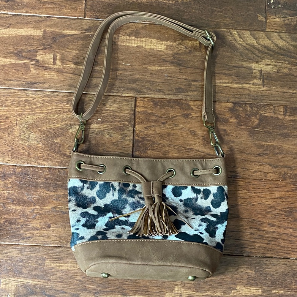 Animal Print and Brown Women's Bag NWOT